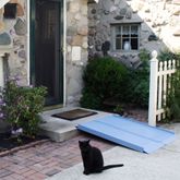 ACR5FN-SL 5 L x 29 W AlumiRamp Aluminum Landscape Series Single-Fold Wheelchair Ramp - 600 lb Cap - Slate 2