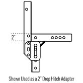 AL1235U Class III Hitch Adapter - Universal Standard 5 Drop 3