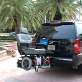 AL580XL Harmar Profile Extra-Large Mid-Wheel Drive Power Wheelchair Lift - 350 lb Cap 3