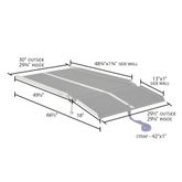 APT49 50 L x 30 W Silver Spring Aluminum Patio Track Ramp  600 lb Cap 1