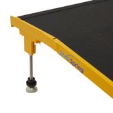 ATR40036 36 L x 36 W Silver Spring Aluminum Adjustable Solid Threshold Ramp 7