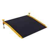 ATR400 26 L x 315 W Silver Spring Aluminum Grit-Coat Threshold Ramp - 400 lb Cap 15