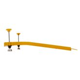 ATR400 26 L x 315 W Silver Spring Aluminum Grit-Coat Threshold Ramp - 400 lb Cap 3