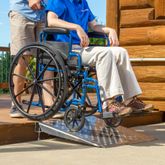 ATR60024 24 L x 36 W Silver Spring Aluminum Adjustable Threshold Ramp - 600 lb Cap 3