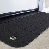 BHR-1110-BRONZE 12 L x 425 W SafePath BigHorn ADA-Compliant Plastic Polymer Threshold Ramp - Antique Bronze 1