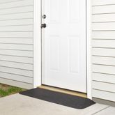 DH-TR-15 15 Rise Silver Spring Rubber Solid Threshold Ramp - 1500 lb Cap 1