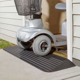 DH-TR-15 15 Rise Silver Spring Rubber Solid Threshold Ramp - 1500 lb Cap 2