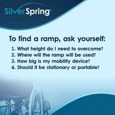 DH-UP-83 3 Maximum Rise - Silver Spring Rubber 3 Channel Threshold Ramp 8