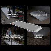 GATEWAY3G04 4 L x 3 W EZ-ACCESS GATEWAY 3G Aluminum Wheelchair Access Ramp - 1000 lb Cap 6