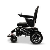 IQ7000-BLK ComfyGo Majestic 12AH Remote-Controlled Electric Wheelchair - Black FrameBlack Mesh Fabric 6