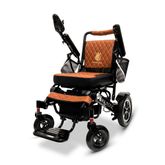 IQ7000AF-LE-BLK-TB ComfyGo Majestic 12AH Remote-Controlled Electric Wheelchair wAuto-Fold - Black FrameTaba Faux Leather 3