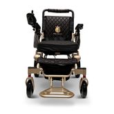 IQ7000AF-LE-BRZ-BLK ComfyGo Majestic 12AH Remote-Controlled Electric Wheelchair wAuto-Fold - Bronze FrameBlack Faux Leather 4