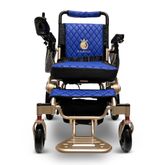 IQ7000AF-LE-BRZ-BLU ComfyGo Majestic 12AH Remote-Controlled Electric Wheelchair wAuto-Fold - Bronze FrameBlue Faux Leather 4