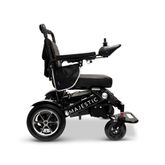 IQ7000LE-MAX-BLK-BLK ComfyGo Majestic 20AH Remote-Controlled Electric Wheelchair - Black FrameBlack Faux Leather 6