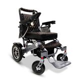 IQ7000LE-MAX-SLV-BLK ComfyGo Majestic 20AH Remote-Controlled Electric Wheelchair - Silver FrameBlack Faux Leather