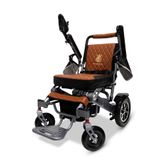 IQ7000LE-MAX-SLV-TB ComfyGo Majestic 20AH Remote-Controlled Electric Wheelchair - Silver FrameTaba Faux Leather 3