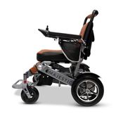 IQ7000LE-MAX-SLV-TB ComfyGo Majestic 20AH Remote-Controlled Electric Wheelchair - Silver FrameTaba Faux Leather 6