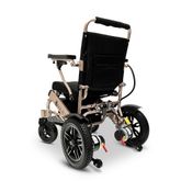 IQ8000-BRZ ComfyGo Majestic 12AH Remote-Controlled Electric Wheelchair with 175 Seat - Bronze FrameBlack Mesh Fabric 3