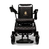 IQ8000LE-BLK-BLK ComfyGo Majestic 12AH Remote-Controlled Electric Wheelchair with 175 Seat - Black FrameBlack Faux Leather 4