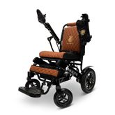 IQ8000LE-BLK-TB ComfyGo Majestic 12AH Remote-Controlled Electric Wheelchair with 175 Seat - Black FrameTaba Faux Leather 6