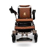 IQ8000LE-BRZ-TB ComfyGo Majestic 12AH Remote-Controlled Electric Wheelchair with 175 Seat - Bronze FrameTaba Faux Leather 4