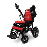 IQ8000LE-MAX-BLK-RED ComfyGo Majestic 20AH Remote-Controlled Electric Wheelchair with 175 Seat - Black FrameRed Faux Leather 5