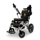 IQ8000LE-MAX-SLV-BLK ComfyGo Majestic 20AH Remote-Controlled Electric Wheelchair with 175 Seat - Silver FrameBlack Faux Leather 6