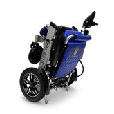 IQ8000LE-MAX-SLV-BLU ComfyGo Majestic 20AH Remote-Controlled Electric Wheelchair with 175 Seat - Silver FrameBlue Faux Leather 5