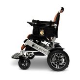 IQ8000LE-MAX-SLV-TB ComfyGo Majestic 20AH Remote-Controlled Electric Wheelchair with 175 Seat - Silver FrameTaba Faux Leather 5