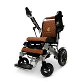 IQ8000LE-MAX-SLV-TB ComfyGo Majestic 20AH Remote-Controlled Electric Wheelchair with 175 Seat - Silver FrameTaba Faux Leather 6