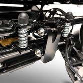 IQ8000PLUS-BLK ComfyGo Majestic 12AH Remote-Controlled Electric Wheelchair with 20 Seat - Black FrameBlack Mesh Fabric 7