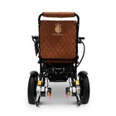 IQ8000PLUS-LE-BLK-TB ComfyGo Majestic 12AH Remote-Controlled Electric Wheelchair with 20 Seat - Black FrameTaba Faux Leather 5