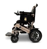 IQ8000PLUS-LE-MAX-BRZ-BLK ComfyGo Majestic 20AH Remote-Controlled Electric Wheelchair with 20 Seat - Bronze FrameBlack Faux Leather 6