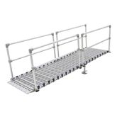 M36-18-2 18 Silver Spring Roll-Tek Modular Ramp Kit with Two Handrails