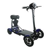 MS3000-BLU ComfyGo 10AH Foldable Mobility Scooter with Standard Seat - Blue