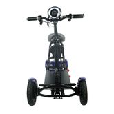 MS3000-BLU ComfyGo 10AH Foldable Mobility Scooter with Standard Seat - Blue 6