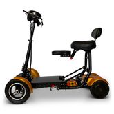 MS3000-GLD ComfyGo 10AH Foldable Mobility Scooter with Standard Seat - Gold 5