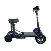 MS3000-MAX-BLU ComfyGo 156AH Foldable Mobility Scooter with Standard Seat - Blue 7