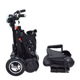 MS3000-MAX-PLUS-BLK ComfyGo 156AH Foldable Mobility Scooter with Large Seat - Black 7