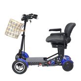 MS3000-MAX-PLUS-BLU ComfyGo 156AH Foldable Mobility Scooter with Large Seat - Blue 4