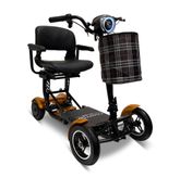 MS3000-MAX-PLUS-GLD ComfyGo 156AH Foldable Mobility Scooter with Large Seat - Gold