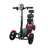 MS3000-MAX-RED ComfyGo 156AH Foldable Mobility Scooter with Standard Seat - Red
