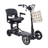 MS3000-PLUS-BLK ComfyGo 10AH Foldable Mobility Scooter with Large Seat - Black