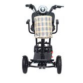 MS3000-PLUS-BLK ComfyGo 10AH Foldable Mobility Scooter with Large Seat - Black 6