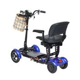 MS3000-PLUS-BLU ComfyGo 10AH Foldable Mobility Scooter with Large Seat - Blue 5