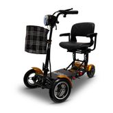 MS3000-PLUS-GLD ComfyGo 10AH Foldable Mobility Scooter with Large Seat - Gold 3