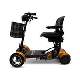 MS3000-PLUS-GLD ComfyGo 10AH Foldable Mobility Scooter with Large Seat - Gold 4