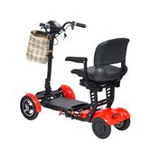 MS3000-PLUS-RED ComfyGo 10AH Foldable Mobility Scooter with Large Seat - Red 5