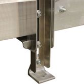 Mod-XP-Ramp-13-HR 13 L PVI Modular XP Aluminum Wheelchair Ramp Section with Handrails 3