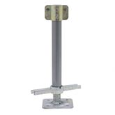 PF1-48HR 4 x 4 Silver Spring Roll-Tek Platform with Handrails for Modular Ramp System 3